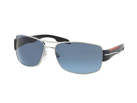 prada sport 53ns|Linea Rossa PS 53NS 1BC5I1 Silver Metal Aviator Sunglasses .